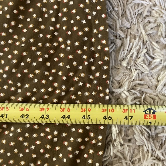 Pact Organic Women's Retro Geo Fit & Flare Midi Party Dress Size Small - Picture 7 of 7